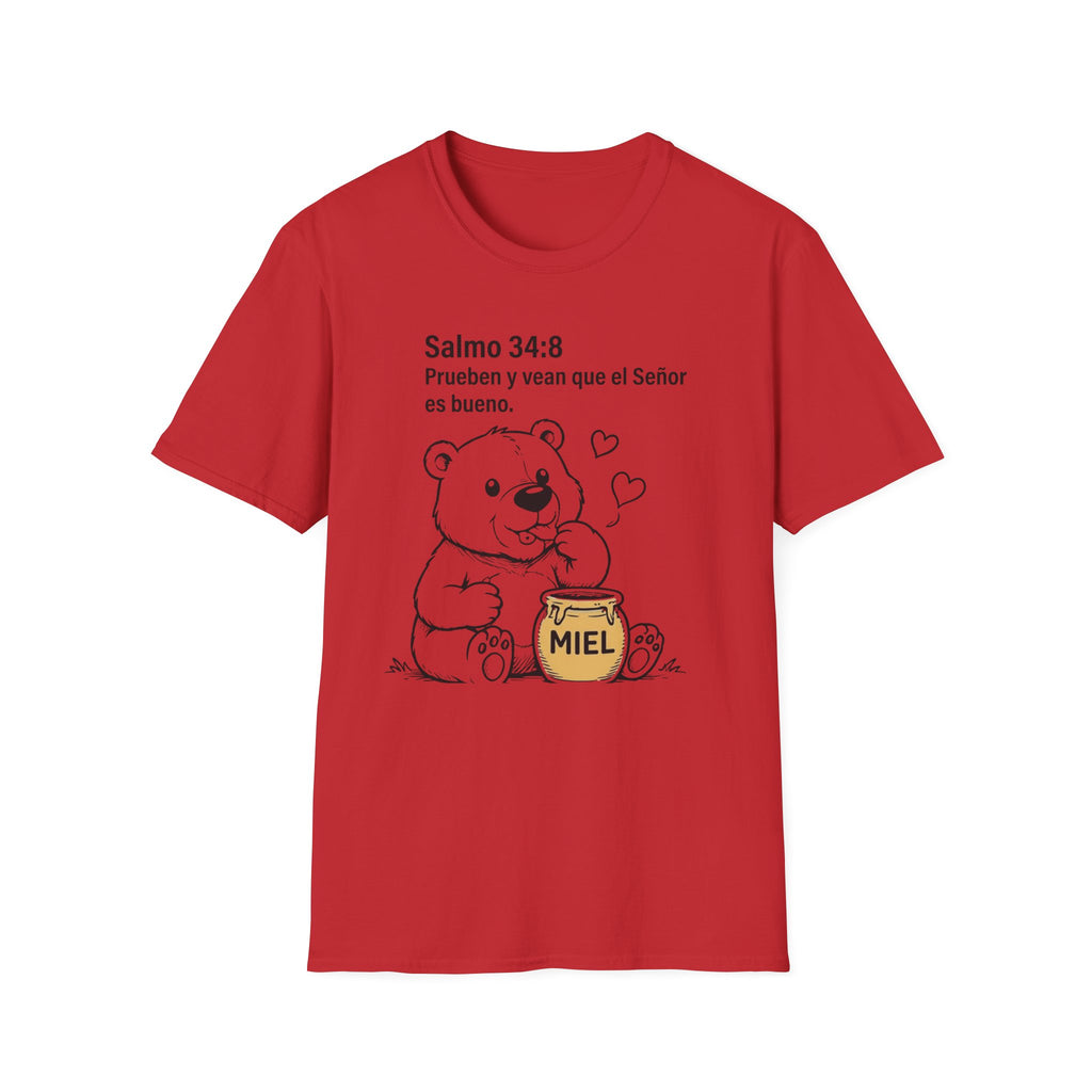 Salmo 34:8 "Prueben y vean que el Señor es bueno" T-Shirt
