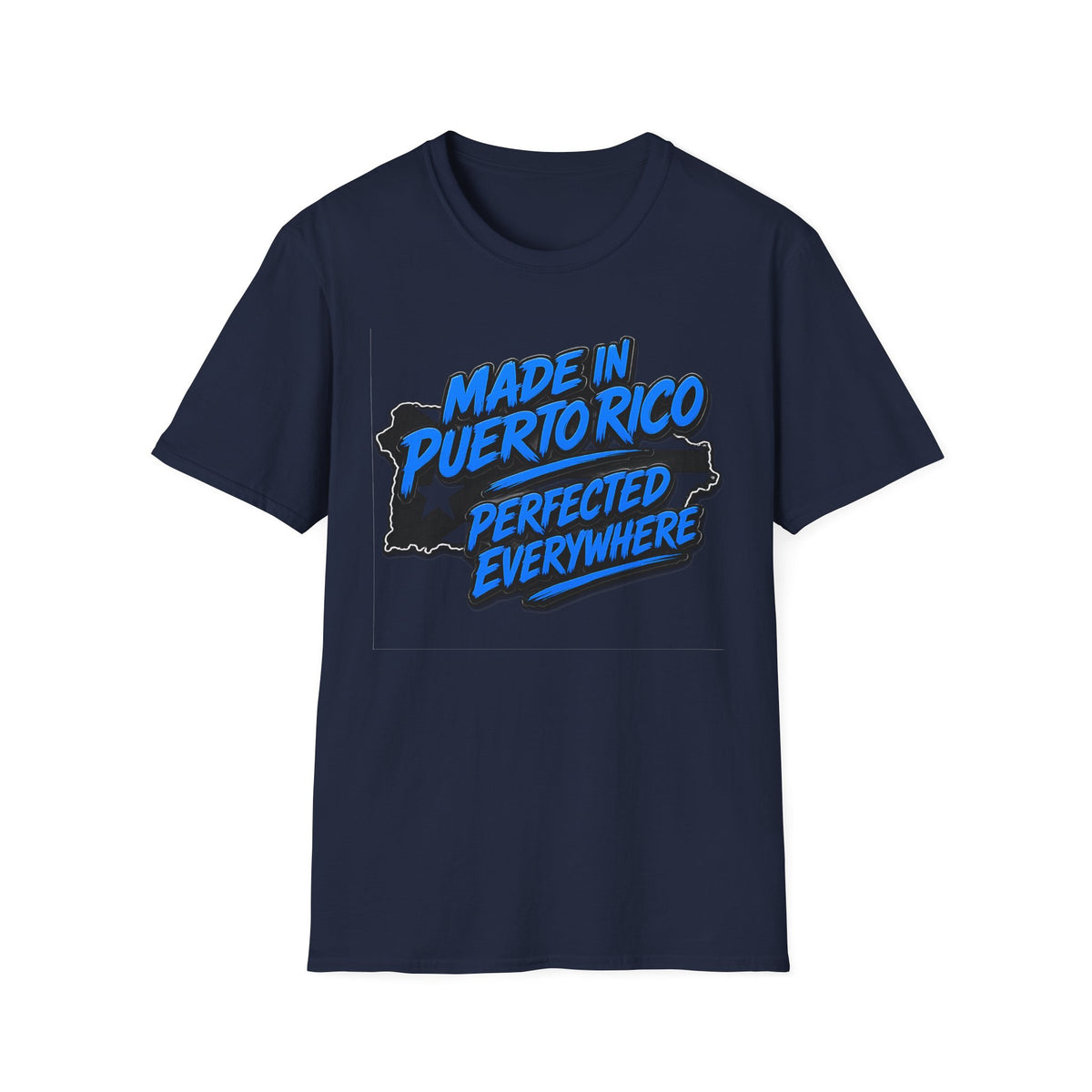 Made in Puerto Rico T-Shirt — "Perfected Everywhere" Island Pride Tee