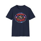 Seniors Con Sazón T-Shirt — Funny Hispanic Senior Chef Gift