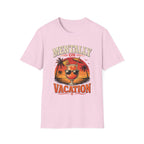 Mentally On Vacation T-Shirt — Tropical Palm Sunset Drink Graphic Tee