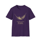 T-Shirt — 'Nivel de estrés: Cero' Relaxing Hammock Graphic Tee