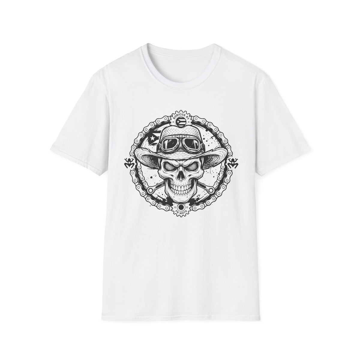 Skull Biker With Hat