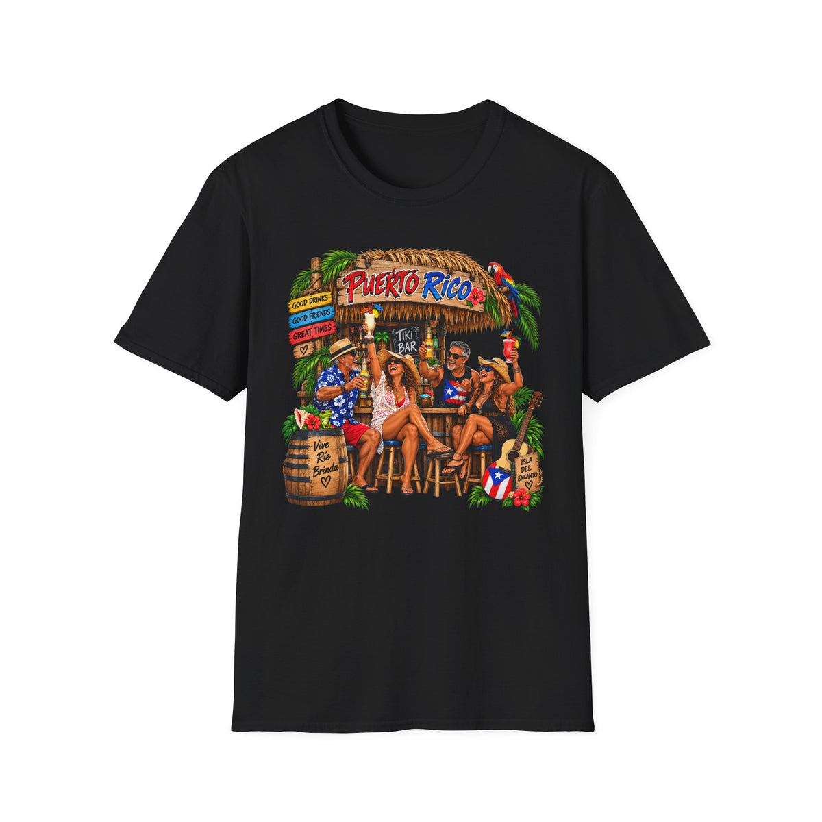 Puerto Rico Tiki Bar T-Shirt