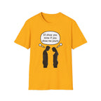 T-Shirt — "I'll show you mine if you show me yours" Funny Couple Conversation Tee
