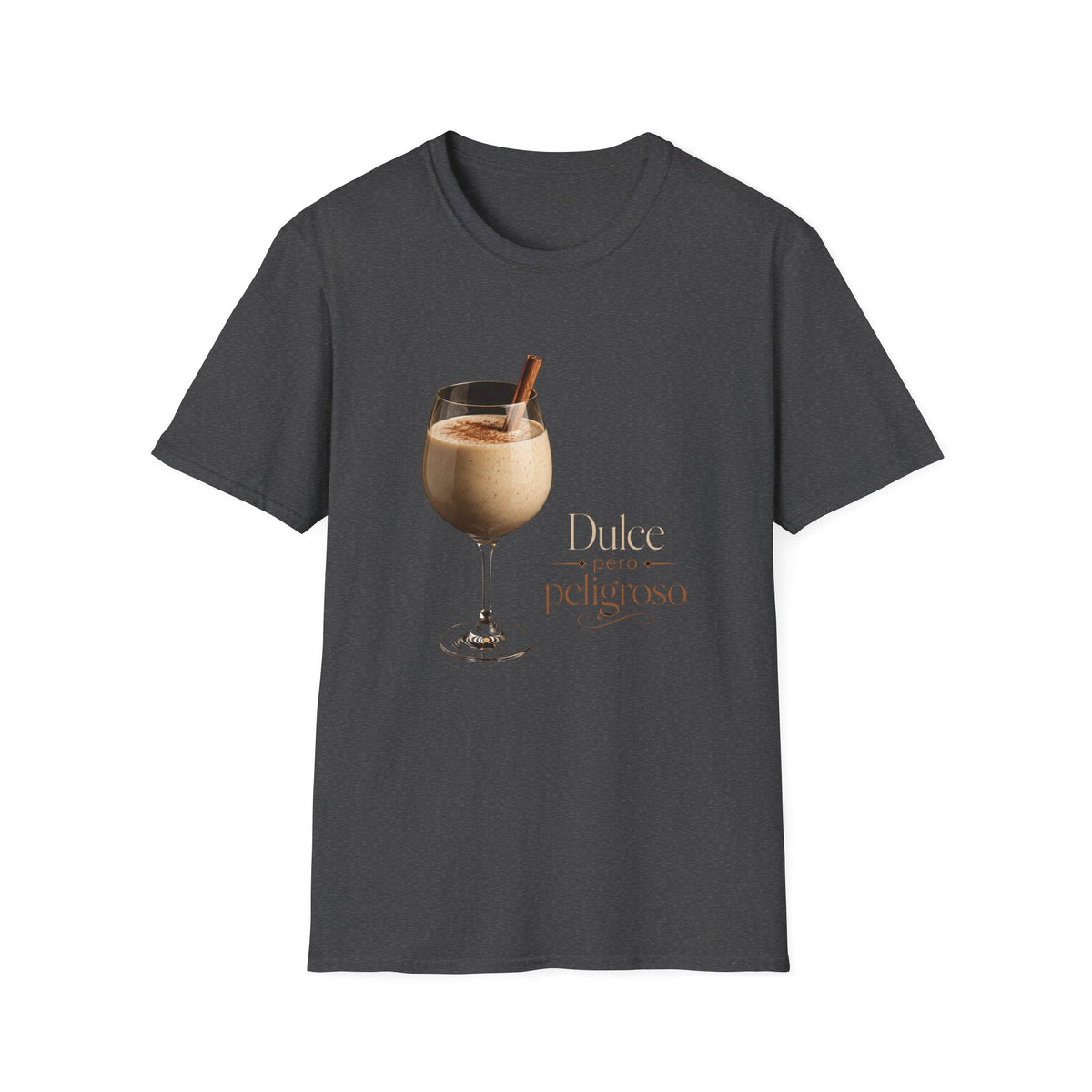 T-Shirt — 'Dulce pero peligroso' Creamy Cocktail Graphic Tee