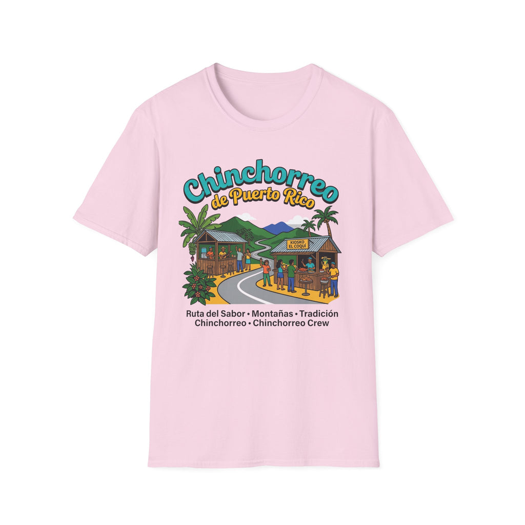 Chinchorreo de Puerto Rico Vintage Island Food Crawl T-Shirt