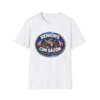 Seniors Con Sazón T-Shirt — Spanish Cooking Pride Tee