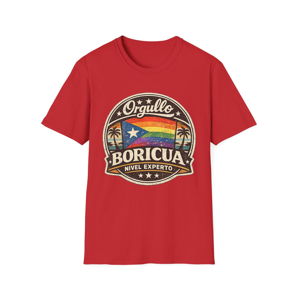 Orgullo Boricua Rainbow Flag T-Shirt — Puerto Rico Pride Tee