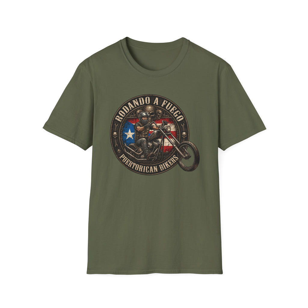 Rodando a Fuego Motorcycle T‑Shirt