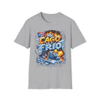 "Me Cago en el Frío" Puerto Rican Flame & Ice Graphic T-Shirt