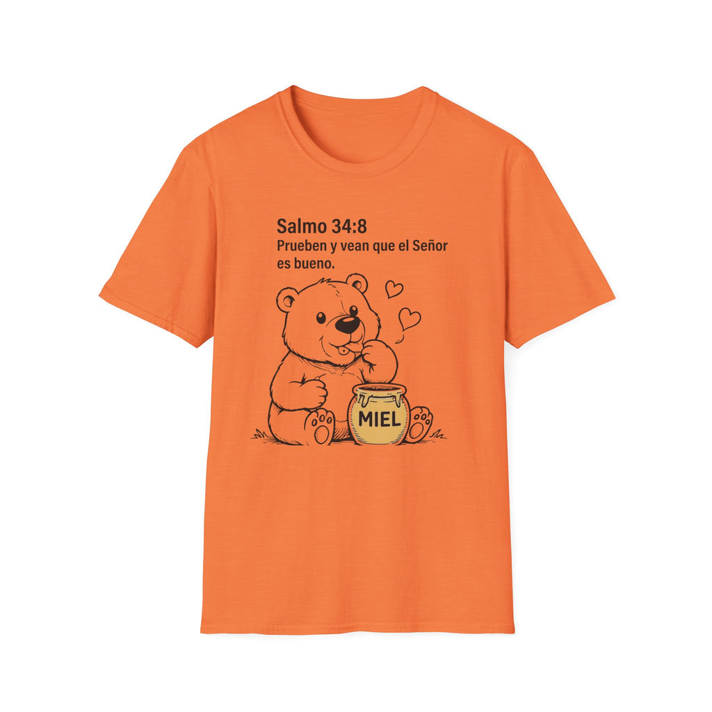 Salmo 34:8 "Prueben y vean que el Señor es bueno" T-Shirt