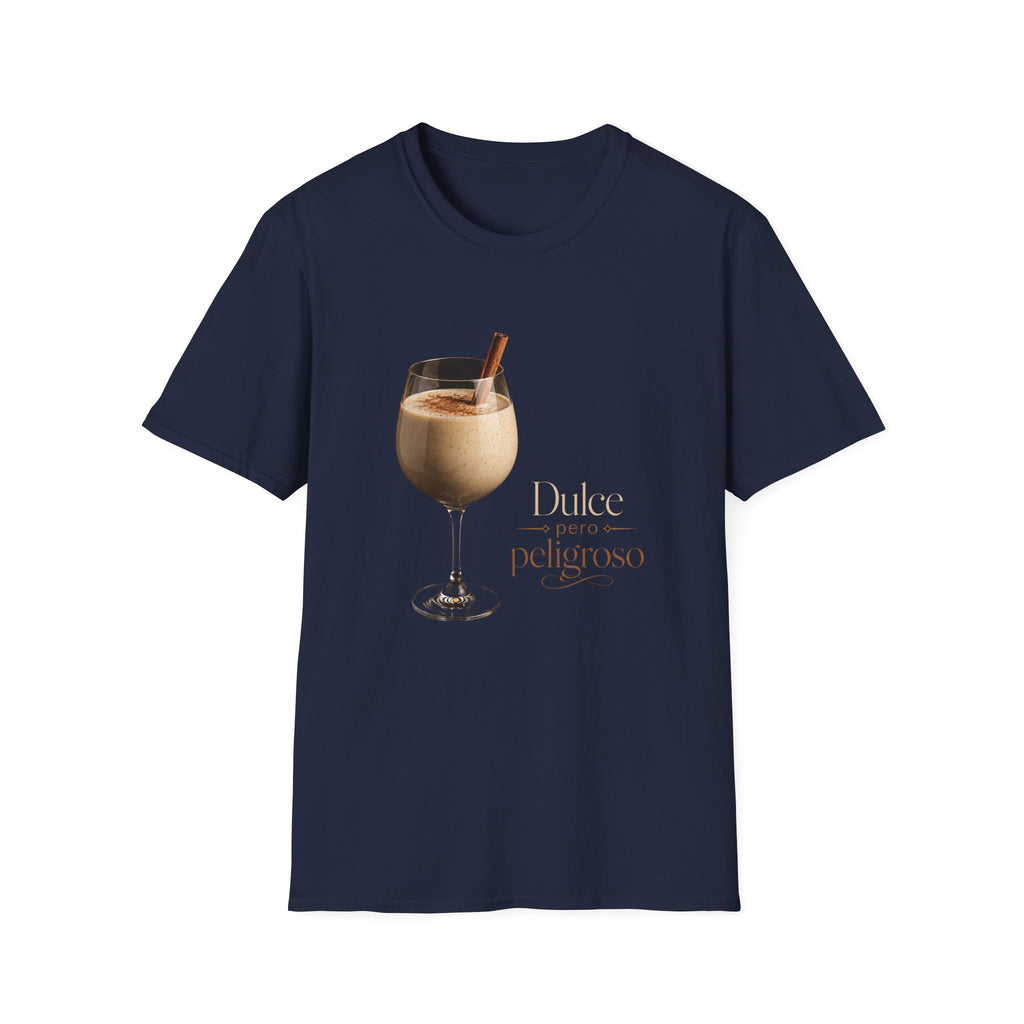 T-Shirt — 'Dulce pero peligroso' Creamy Cocktail Graphic Tee