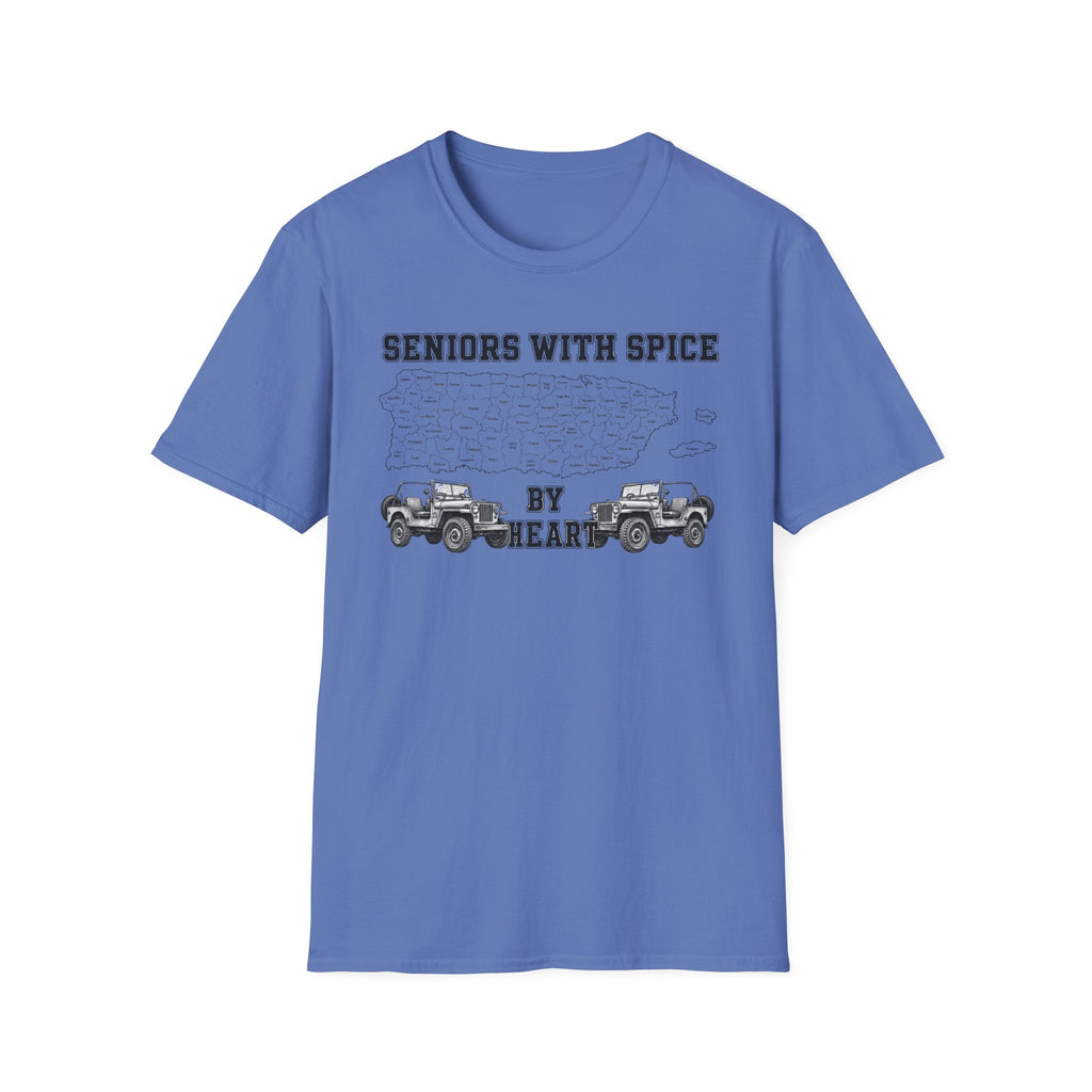 Seniors With Spice Puerto Rico Map  T-Shirt