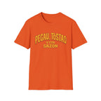 "Pegau, Tostao y Con Sazón" Retro Spanish Phrase T-shirt