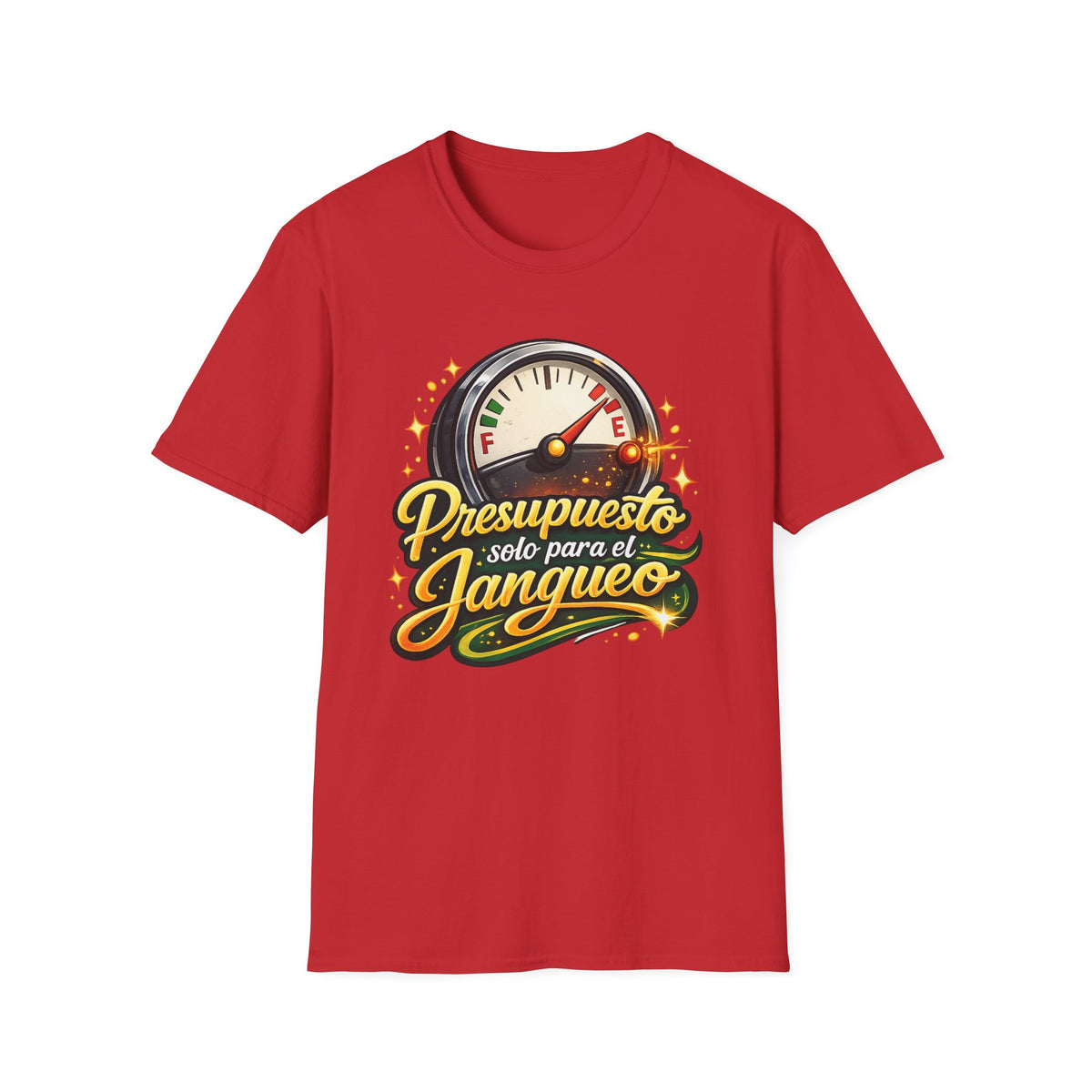 Presupuesto Shirt — 'Presupuesto' Gas Gauge Graphic Tee