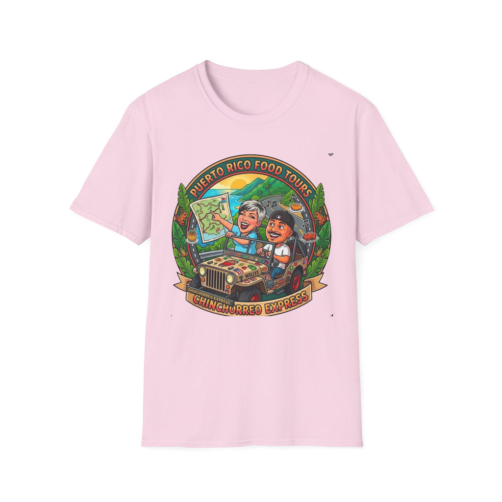 Puerto Rico Food Tours T-Shirt | Map, Tour Guide, Foodie Illustration