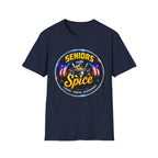 Seniors With Spice Funny Retirement/Grandparents Tee (Seniors With Spice)