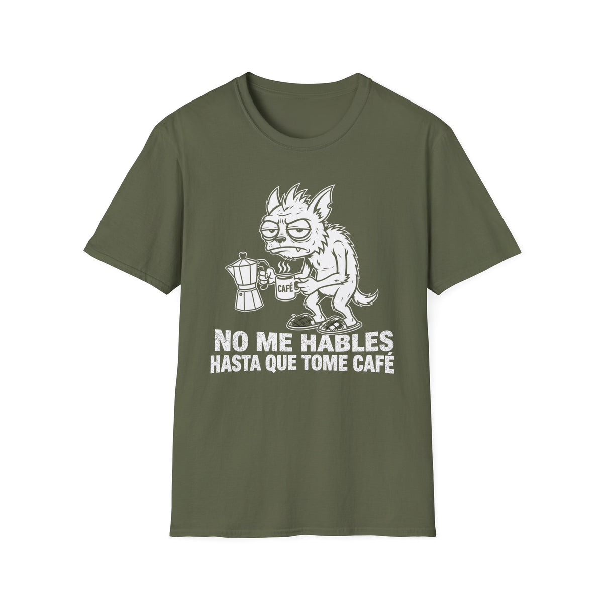 No Me Hables Hasta Que Tome Café T-Shirt