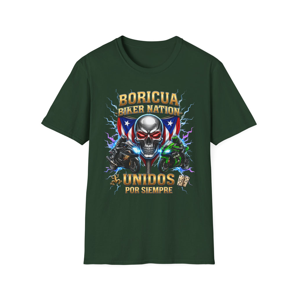 Boricua Biker Nation D T-Shirt