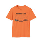 Puerto Rico Map  Motorcycle & 4x4 T-Shirt