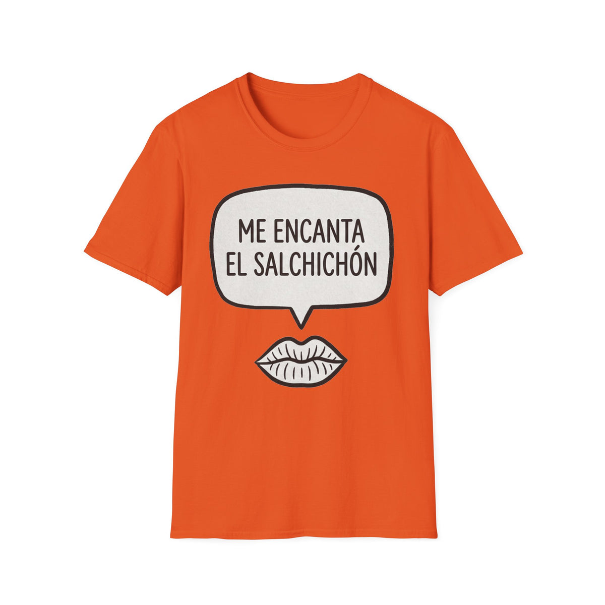 "Me Encanta El Salchichón" Spanish Foodie Graphic T-Shirt
