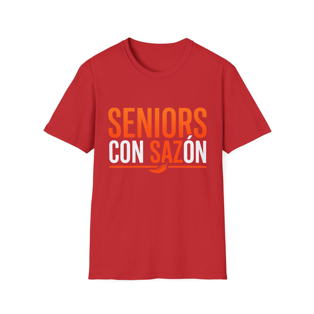 Seniors Con Sazón Orange T-Shirt