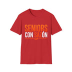 Seniors Con Sazón Orange T-Shirt