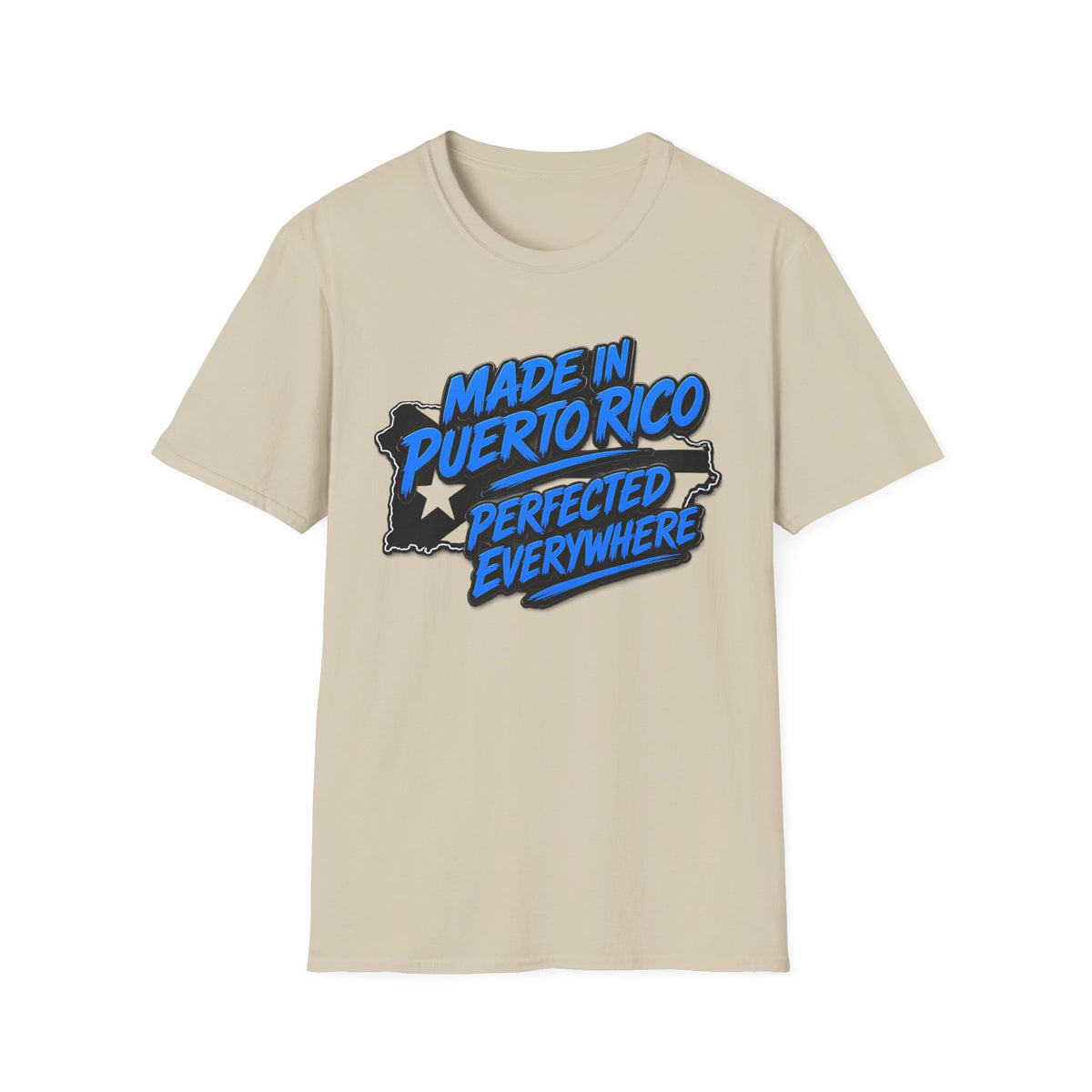 Made in Puerto Rico T-Shirt — "Perfected Everywhere" Island Pride Tee