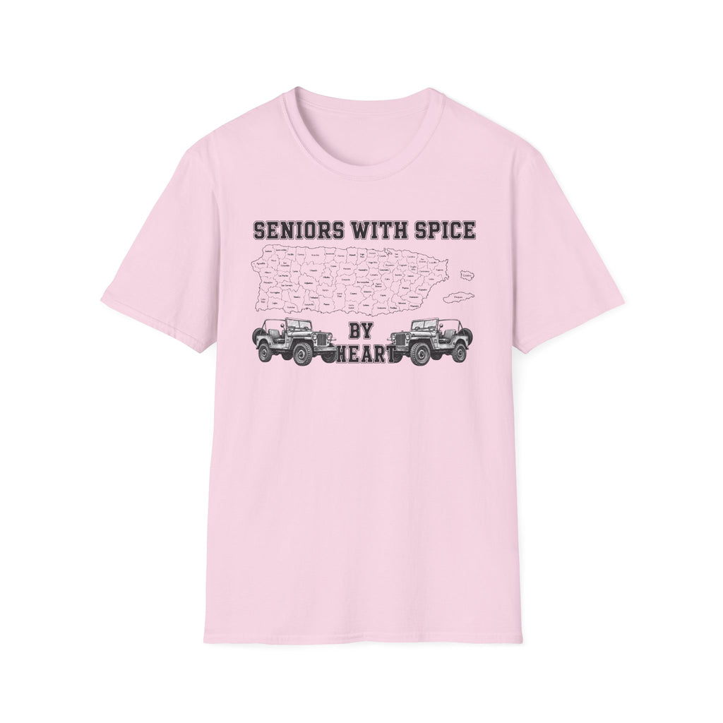 Seniors With Spice Puerto Rico Map  T-Shirt