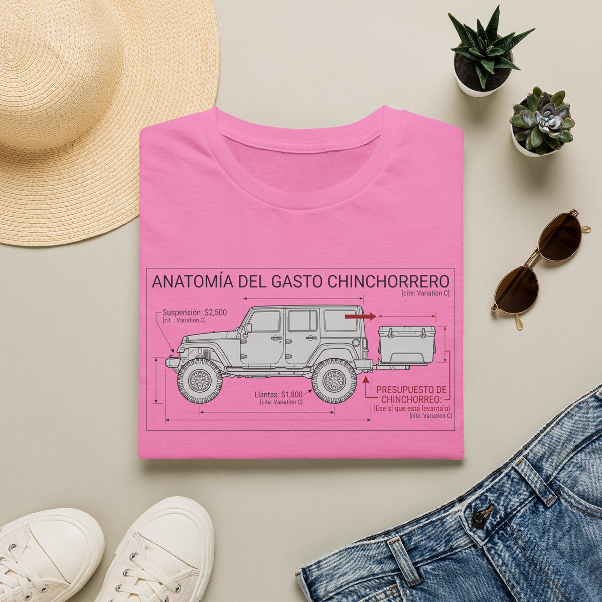 Anatomía del Gasto Chinchorrero  T-Shirt