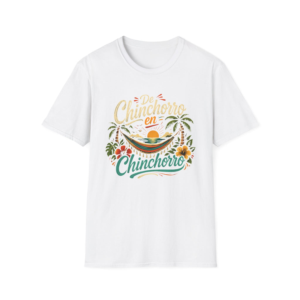 Chinchorro en Chinchorro T-Shirt — Tropical Hammock Sunset Tee