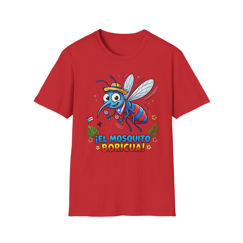 Mosquito Boricua T-Shirt — Cute Patriotic Puerto Rico Insect Tee