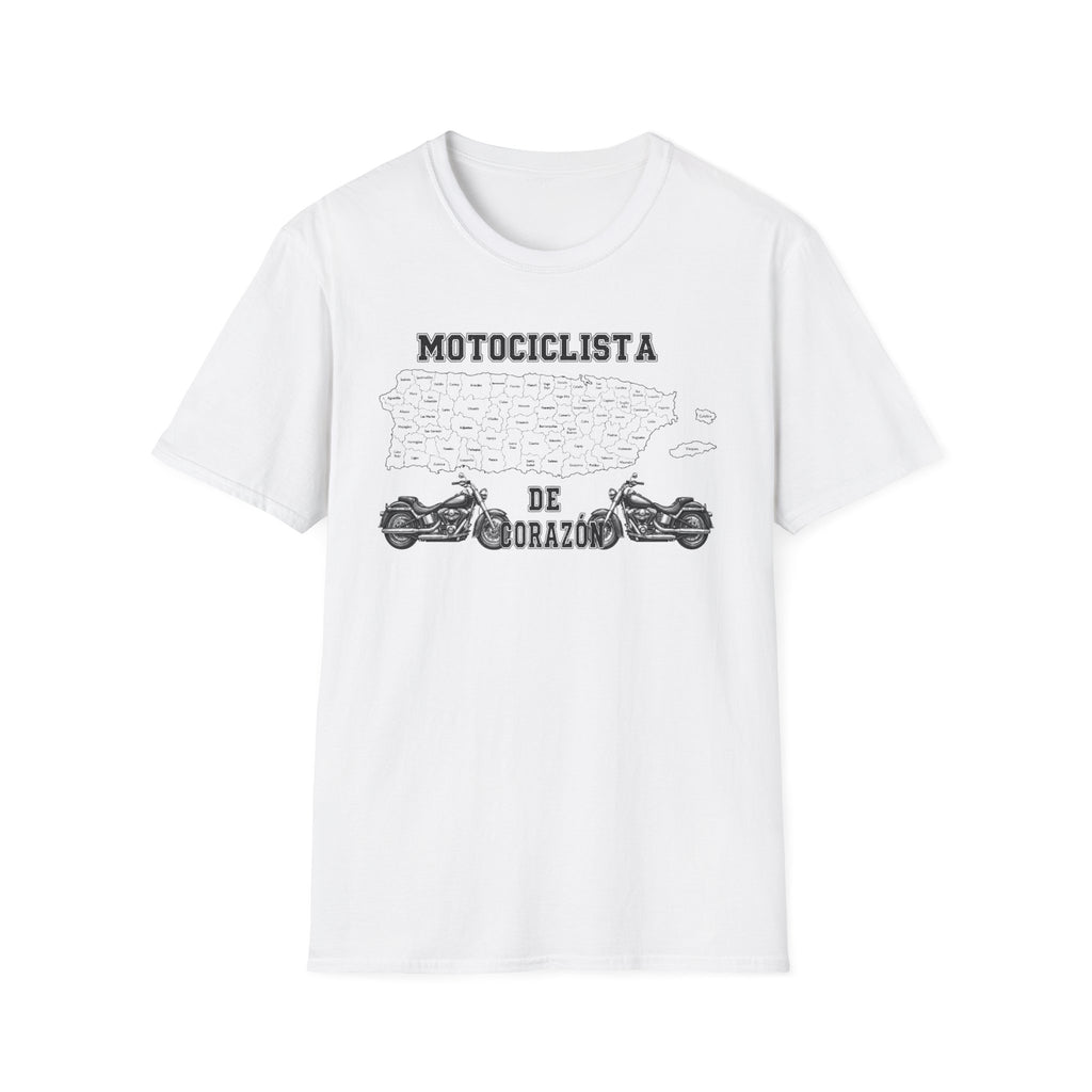 Motorcyclist de Corazón T‑Shirt