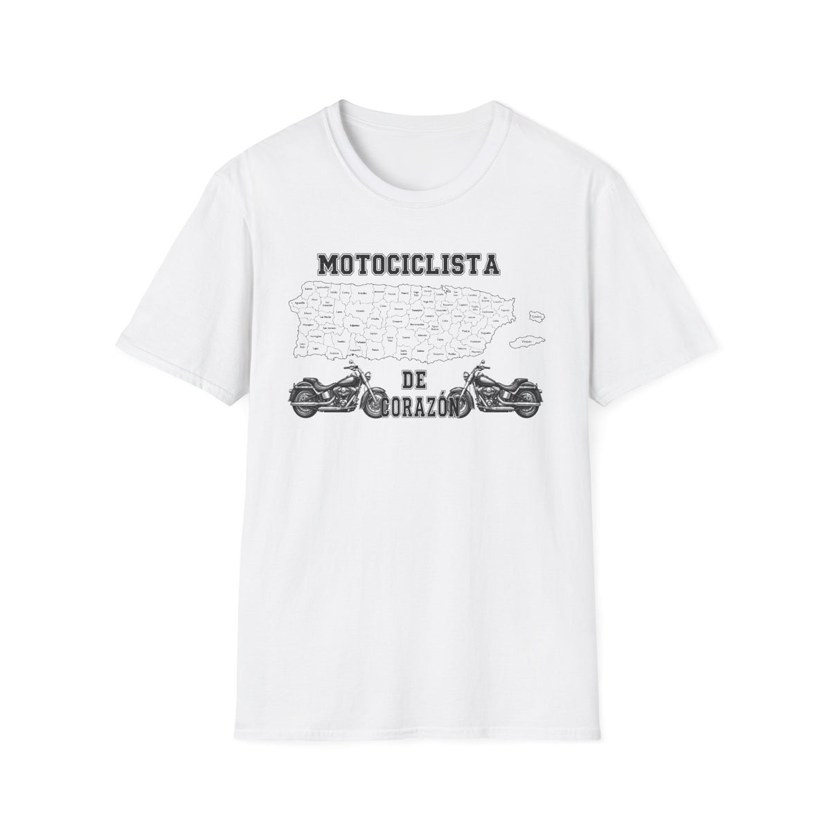 Motorcyclist de Corazón T‑Shirt