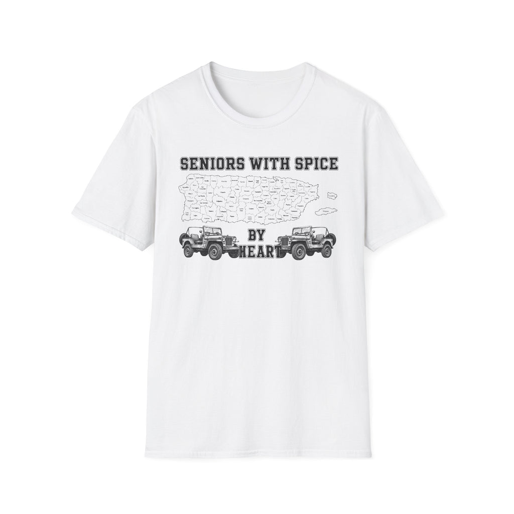 Seniors With Spice Puerto Rico Map  T-Shirt