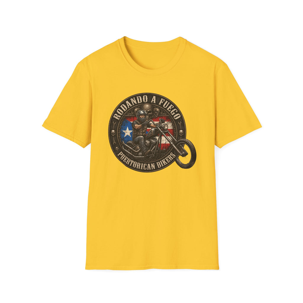 Rodando a Fuego Motorcycle T‑Shirt