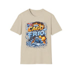 "Me Cago en el Frío" Puerto Rican Flame & Ice Graphic T-Shirt