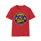 Seniors With Spice Funny Retirement/Grandparents Tee (Seniors With Spice)