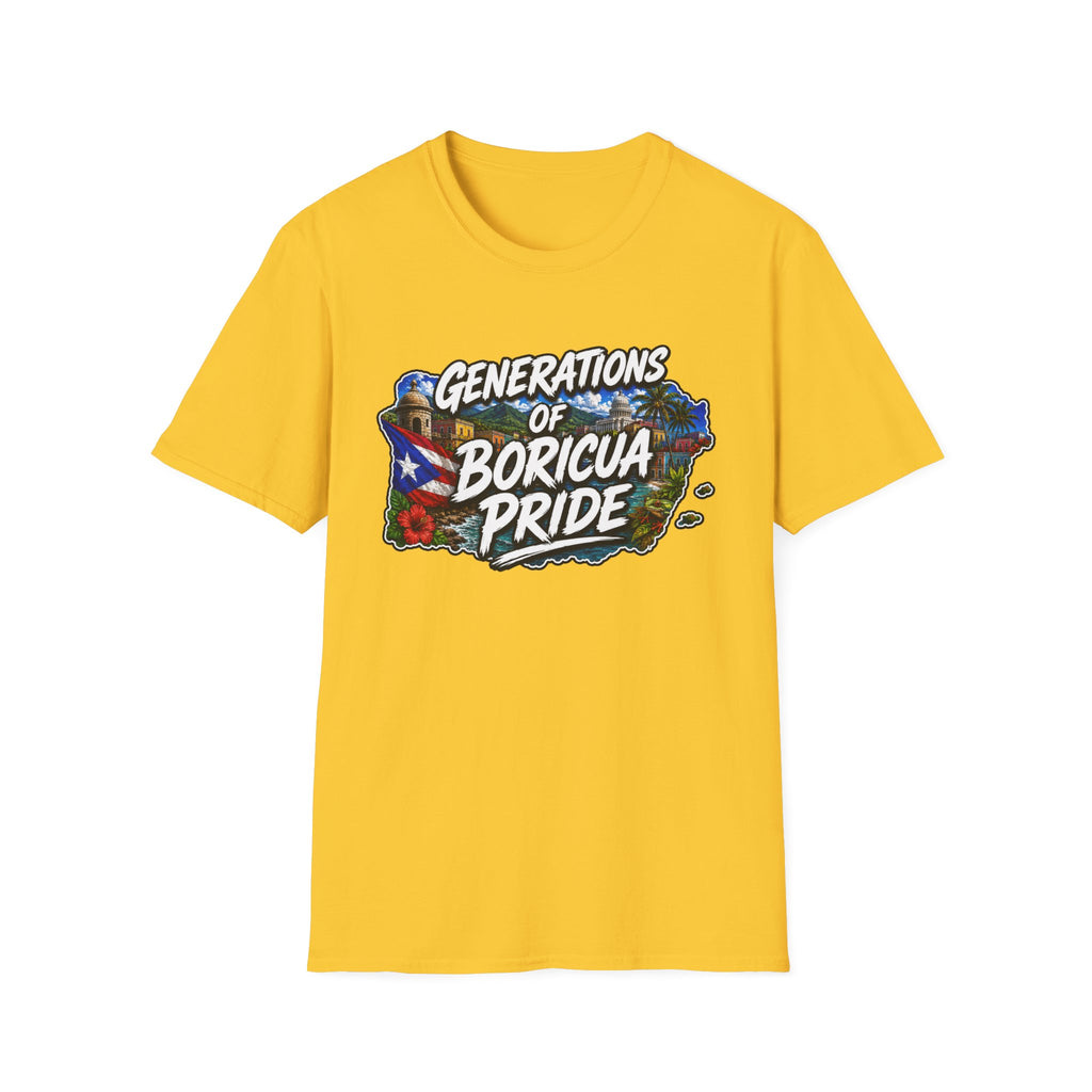 Generations of Boricua Pride T-Shirt