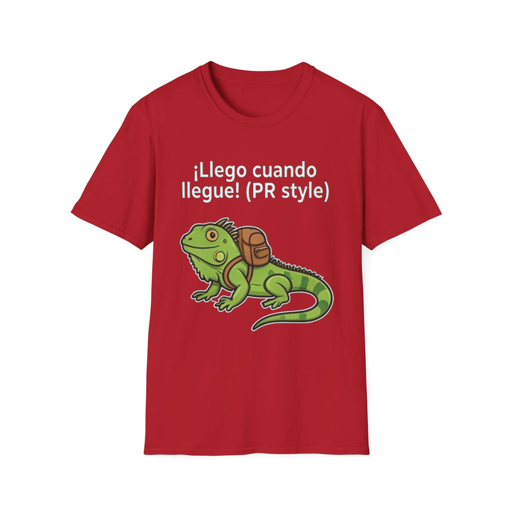 ¡Llego cuando llegue! (PR style) Iguana Graphic