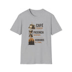 Anclao y Fronteando Anchor Tee | Anchor and Palm Tree Graphic T-Shirt