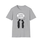 T-Shirt — Funny Spanish Quote “Te enseño el mío si me enseñas el tuyo” (Couple Thought Bubble)