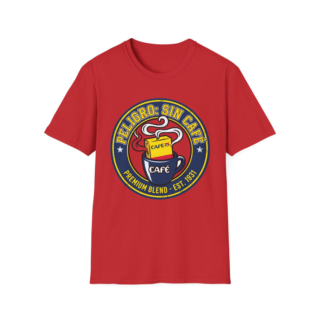 Peligro: Sin Cafe T-Shirt