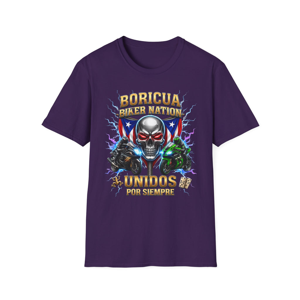 Boricua Biker Nation D T-Shirt