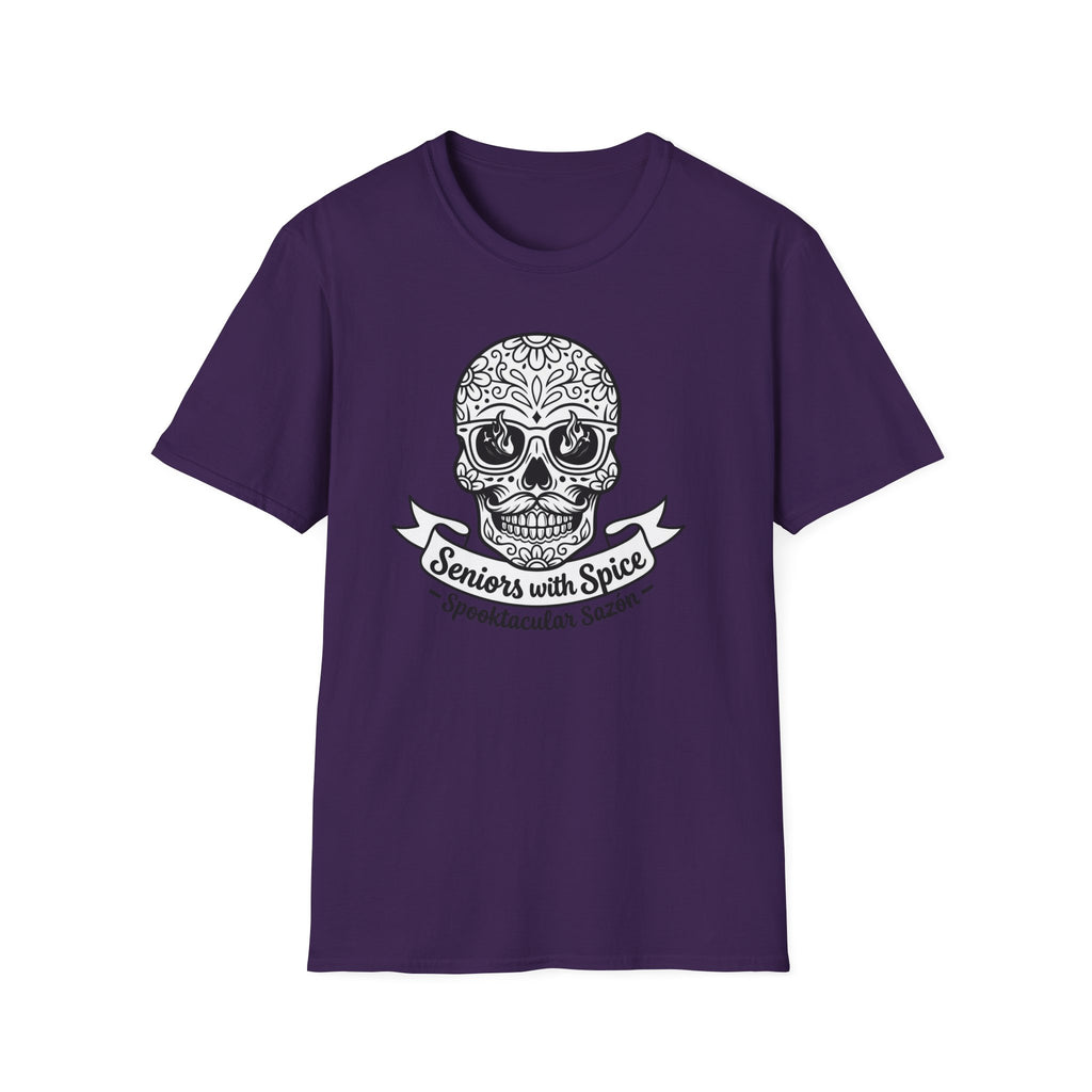 Skull Graphic 'Seniors with Spice' Day of the Dead T-Shirt