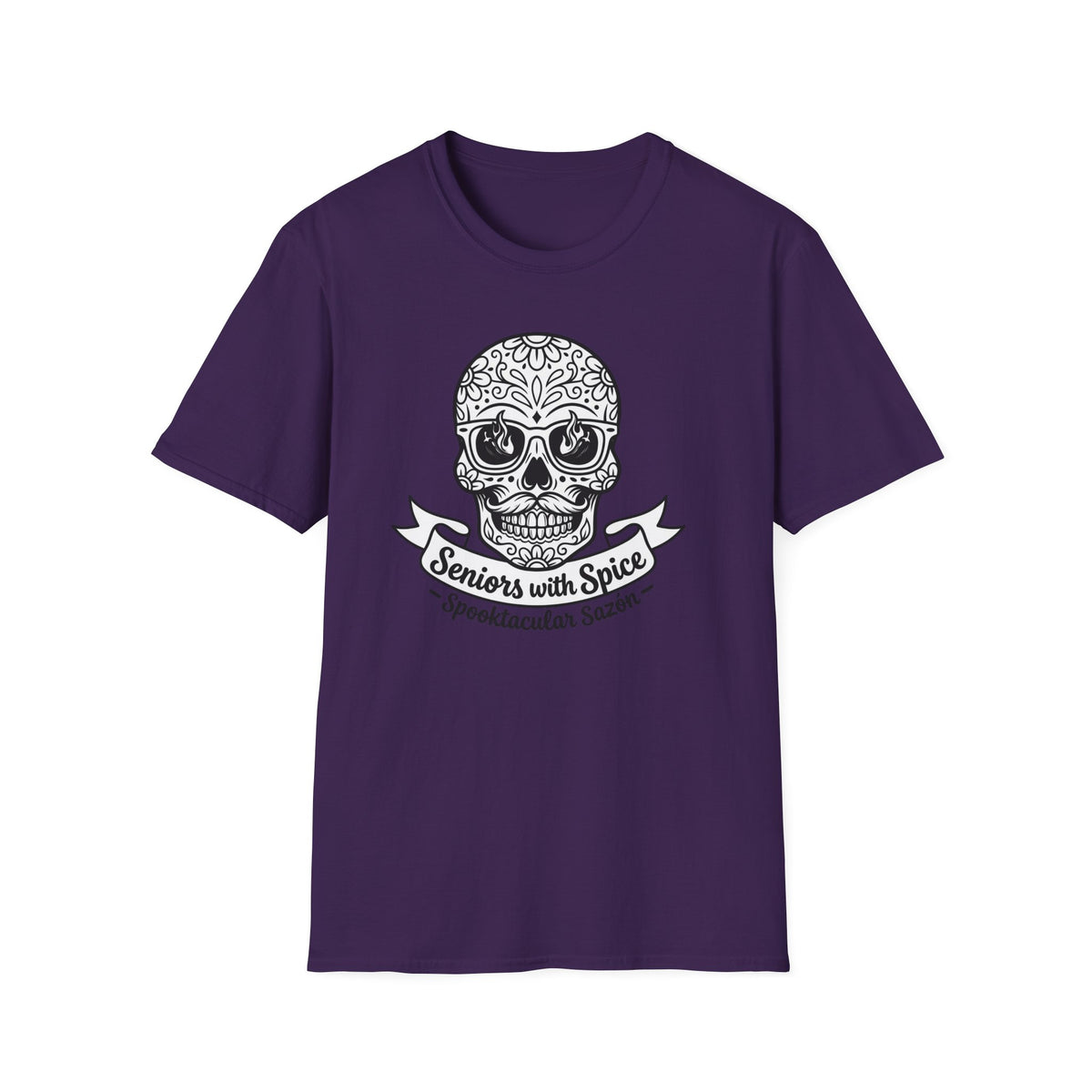 Skull Graphic 'Seniors with Spice' Day of the Dead T-Shirt