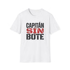 Capitán Sin Bote Graphic T-Shirt — Spanish 'Captain Without a Boat' Casual Tee