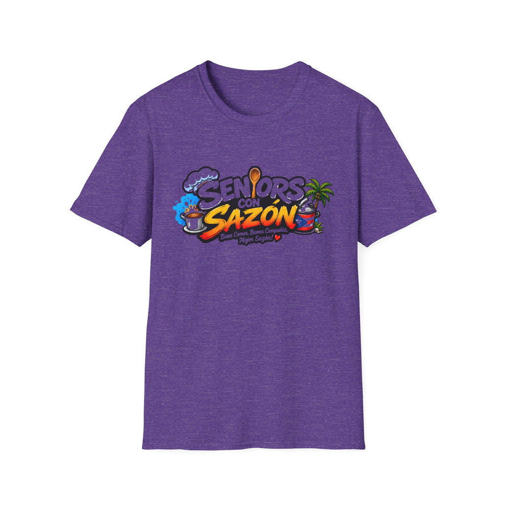 "Seniors con Sazón cheff hat" T-Shirt