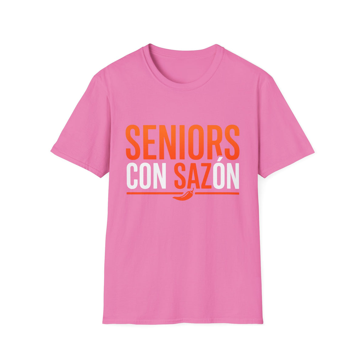 Seniors Con Sazón Orange T-Shirt