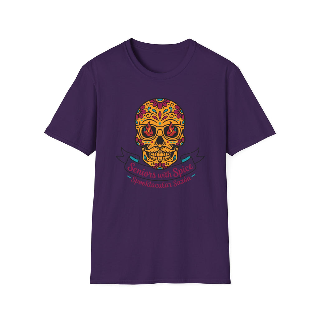 Day of the Dead Skull "Seniors with Spice" T-Shirt